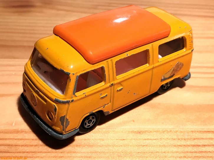 VW T2 Doppelkabine mit Gelblicht, Kommunal, orange Automodelle, Modelle 