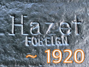 Hazet Schreibweise um 1920 ohne Unterstrich Hazet Schreibweise um 1920 ohne Unterstrich