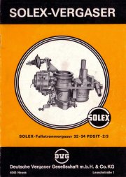 Vergaser Reparatursatz, SOLEX 32-34 PDSIT, 1700ccm-1800ccm-2000ccm
